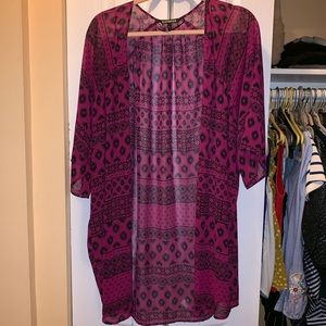 Express Tribal Print Kimono